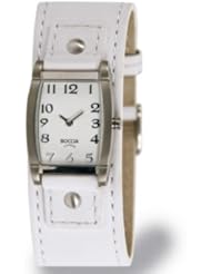 3147-04 Boccia Titanium Tank Watch in White