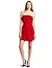 Amanda Uprichard Women's Joan Strapless Mini Dress, Red, X-Small