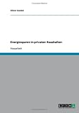 Energiesparen in privaten Haushalten