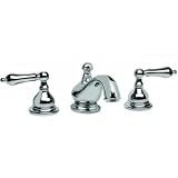 Graff G-1100-LM2-BN Atlantis Two Handle Widespread Bathroom Faucet Brushed Nickel