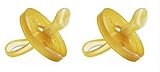 Natursutten BPA-Free Natural Rubber Pacifier, Orthodontic, 12 Months and above (Pack of 2) by Naturs