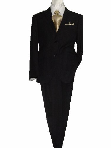 Vitarelli 2 Button SLIM FIT Men's Suit Black 