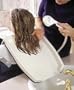 Hair Washing Tray - Our exceptionally easy-to-use EZ-SHAMPOO HAIR WASHING TRAY is contoured to fit neck comfortably and rest on client's shoulders for easy shampooing.