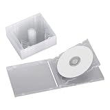 iBUFFALO CD&DVDケース ハードタイプ クリア 2枚収納×5枚セット BSCD0325HCR