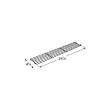 MCM 2345 Chrome Steel Flat Warming Rack