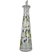Decorative Glass Olive Oil Bottle with Pourer- Hand Painted Olives and Branch Motif, ...
