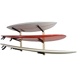Surfboard Wall Rack | Basic Wood Surf Rack | 3 Boards | StoreYourBoard