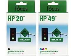 Take4Less 2-pack (B+C) HP # 20 49 C6614DN/AN 51649A Remanufactured Ink Cartridges for Hewlett-Packard Fax 1010 1010XI 1020 1020XI DESKJET 610C 610CL 612C 630C 632C 640C 642C 648C 656C 656CVR 6614DN 6614AN C6614AN HP20 HP49A