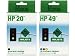 Take4Less 2-pack (B+C) HP # 20 49 C6614DN/AN 51649A Remanufactured Ink Cartridges for Hewlett-Packard Fax 1010 1010XI 1020 1020XI DESKJET 610C 610CL 612C 630C 632C 640C 642C 648C 656C 656CVR 6614DN 6614AN C6614AN HP20 HP49A
