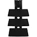 Cheetah Mounts AS3B 3 Component Shelf Wall Mount Bracket for LCD TVs