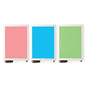 Kikkerland Mini Dry Erase Board, Assorted Colors (MH09-A): Office Products