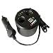 Wagan EL2537-5 Twin USB and 12-Volt DC Cup Holder Power Adapter