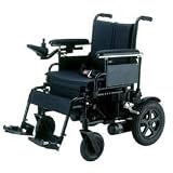 Drive Medical Cirrus Plus Folding Power Wheelchair with Footrest and Batteries, Black, 20