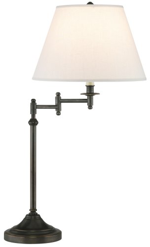 Robert Abbey Kinetic Bronze Swing Arm Table Lamp