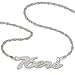 Philadelphia 76ers 18in Sterling Silver Script Necklace