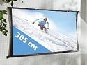 neu BEAMER Heimkino FALTLEINWAND 305 cm Diagonale