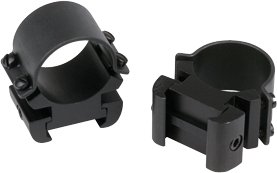 Weaver Sure Grip Windage 1-Inch X-High Adjustable Rings (Gloss Black)