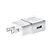 Samsung EP-TA20JWE+ECBDU4EWE Travel Charger for Galaxy Note 4 and Edge S6 - Non-Retail Packaging - White