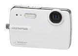 Olympus Mju-550WP Digitalkamera (10 Megapixel, 3-fach opt. Zoom, 6,4 cm (2,5 Zoll) Display, 3m wasserdicht) wei�