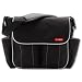 Dash Deluxe Edition Diaper Bag - Black with White Piping