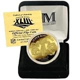 Pittsburgh Steelers vs. Arizona Cardinals Super Bowl XLIII 24KT Gold Flip Coin