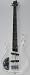 LEFT HANDED CLEAR ELECTRIC 4 STRING BASS GUITAR