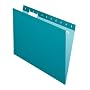 Pendaflex  Hanging Folder,Teal, 1/5 Tab, Letter, 25 Box, 4152 1/5 TEA