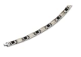 Titanium Carbon Fiber Bracelet - 8.75 inches