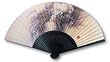 紳士用扇子/黒染中彫 昇龍・5718/7.5寸/35間/手貼/収納用文化箱付き