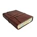 Cavallini Roma Lussa Leather Journal, 5x7 inch, Hand Made in Italy, Chocolate