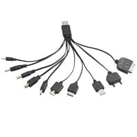 Universal Multi USB Charger Cable for T-Mobile, Orange, Qtek & MANY More Mobile Devices