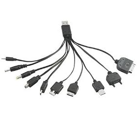 10in1 USB CAR CHARGER ADAPTER 4 SAMSUNG HTC iPhone iPod: MP3 Players &amp; Accessories