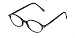 "Diamond Arc Reader" Reading Glasses - Hand-Painted and Hand-Embellished with SWAROVSKI Crystals (+0.00 - +3.00)
