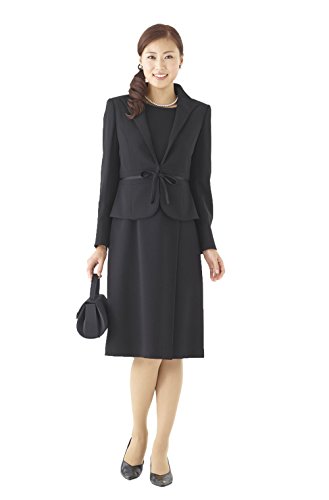 (モノワール) MONOIR 喪服 レディース 礼服 ブラックフォーマル アンサンブル ワンピース オールシーズン 02P21131