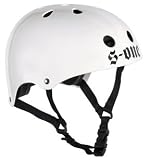 S - ONE Damager Skateboard Helmet - White - B0007TZU8Q