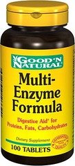 Multi-Enzyme Formula Good 'N Natural 100 Tabs