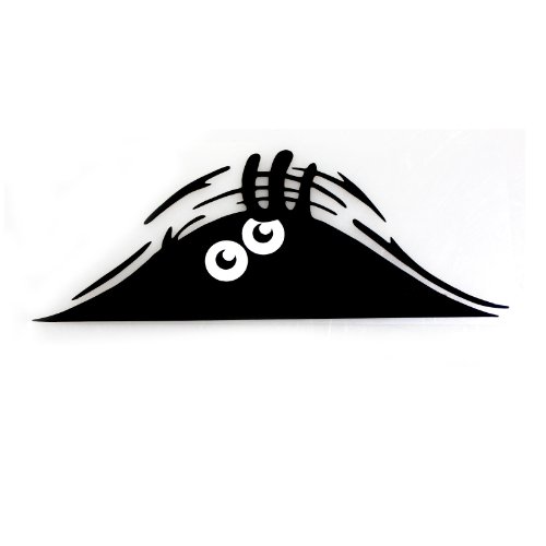 Peeking Monster for Auto Car Walls Windows Funny Sticker Graphic Vinyl Car Decal