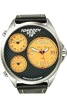 Torgoen T8 Series Triple Time Zone Carbon Fiber Dial Men's watch #T08102