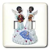 Angels - African-American angels - Light Switch Covers - double toggle switch