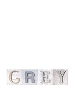 CM Creation Cuadro Textil Grey 30X120 Gris