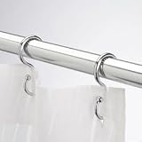 Glide Ball Bearing Shower Curtain Rings (Set of 12)