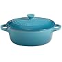 Le Creuset Stoneware 12-Ounce Petite Oval Casserole, Caribbean