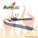 2 Point Charcoal Lap Seat Belt (1 Belt)
