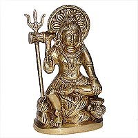Hindu God Shiva Brass Figurine (shivb007)