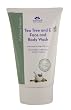 derma e Face and Body Wash, Tea Tree and E, 8 fl oz (220 ml) (Pack of 3)
