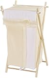 Picci Cortina Laundry Hamper in Cream and White