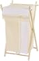 Picci Cortina Laundry Hamper in Cream and White