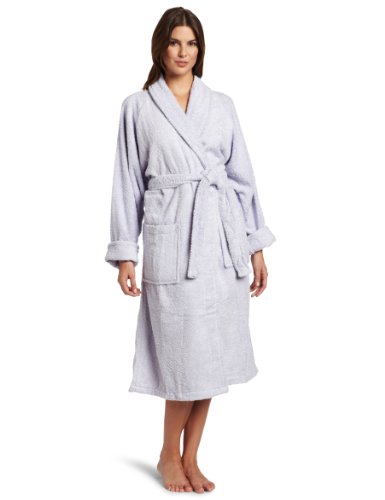 Superior Egyptian Cotton Unisex Small Terry Bath Robe, Lavender