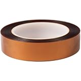 Bertech 1/2" Wide x 36 Yards Long Double Sided Polyimide Tape, 4 Mil Thick on a 3" Core