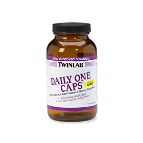 Daily One Caps with Iron by Twinlab 60 Capsules